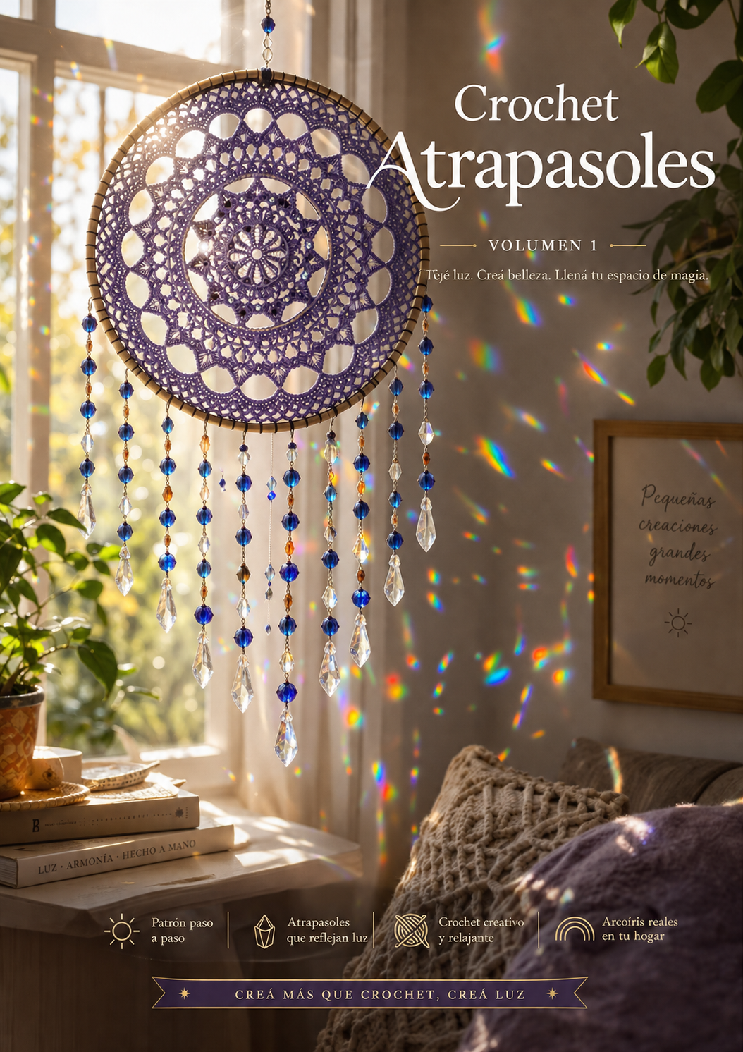 Crochet atrapasol modelo 1