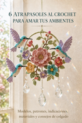6 atrapasoles al crochet