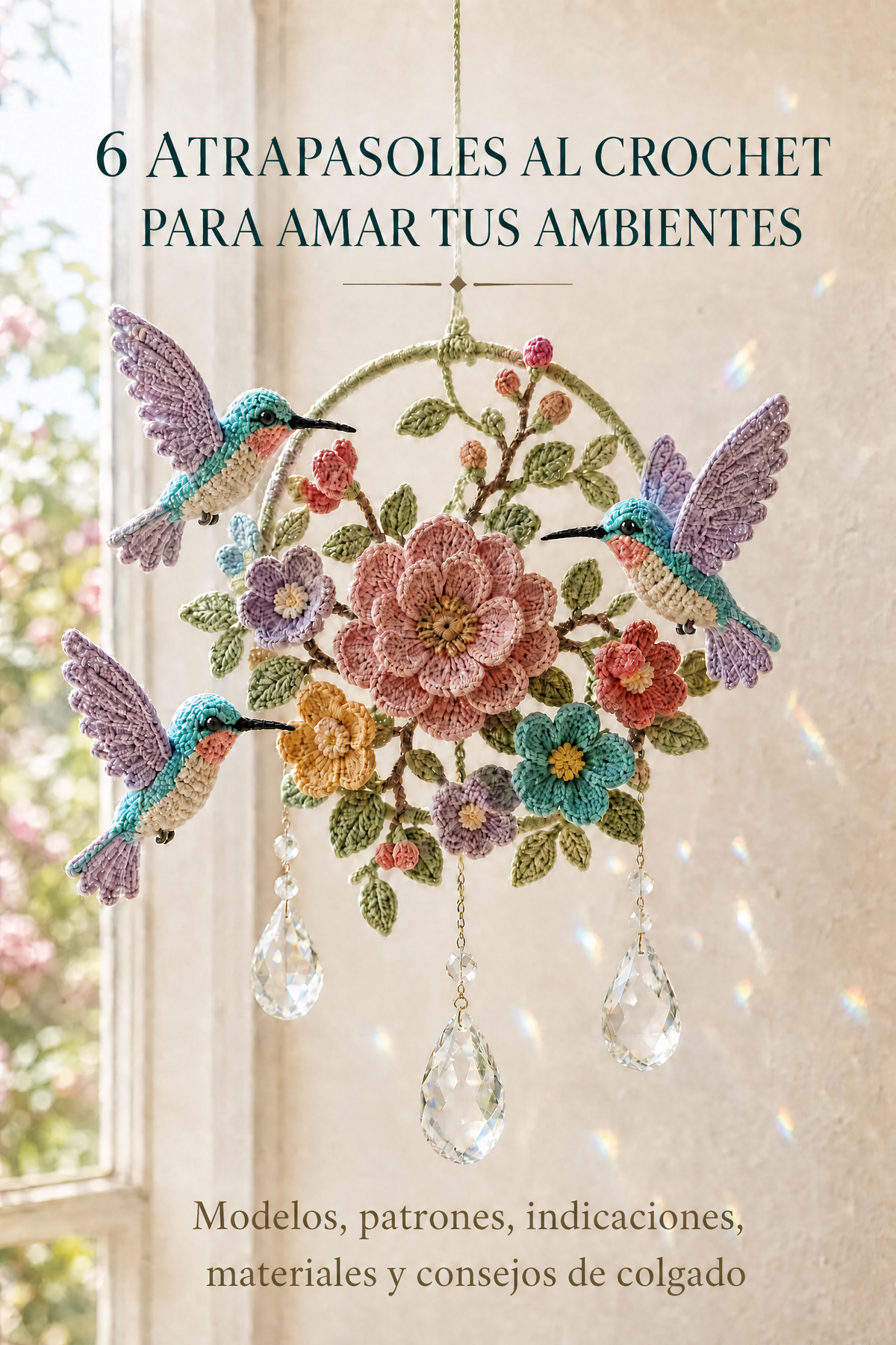 6 atrapasoles al crochet